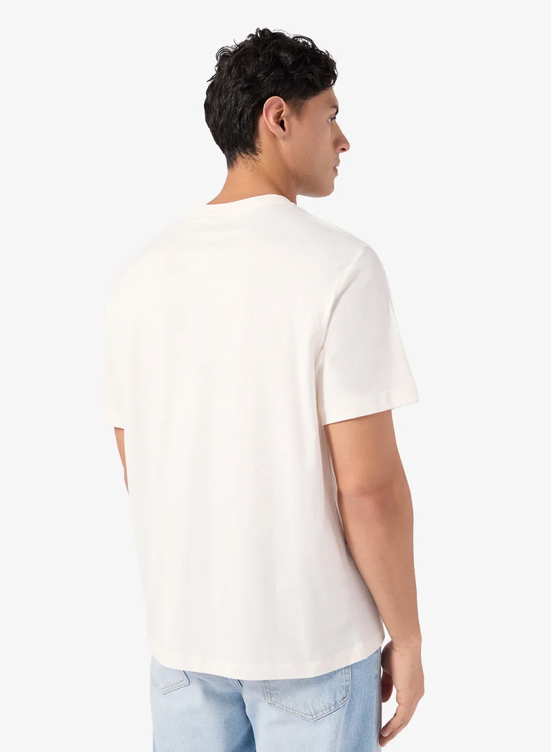 كالفن كلاين جينز تيشيرت قصير الأكمام برسومات